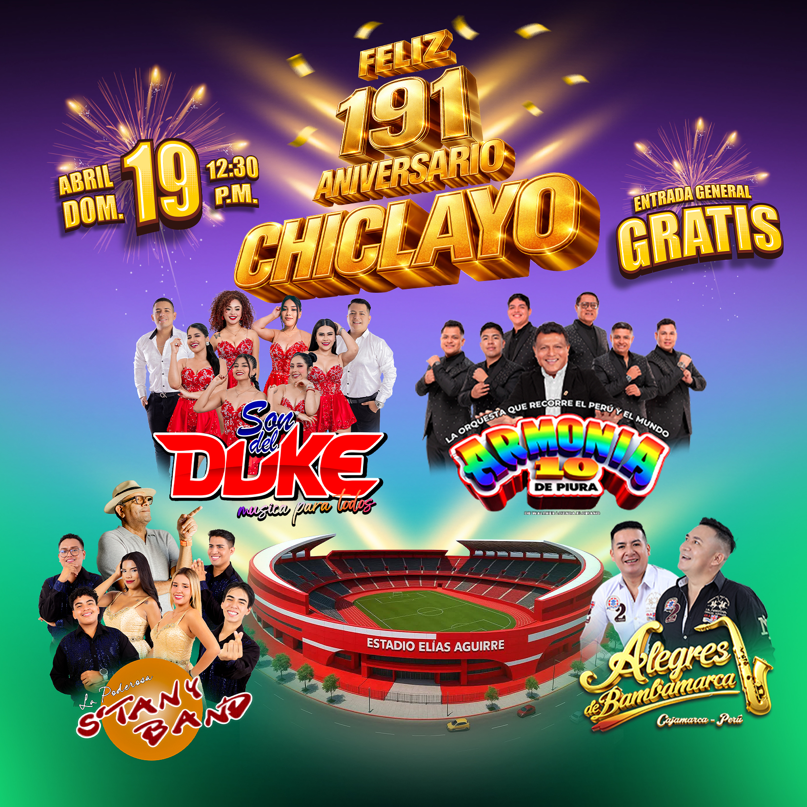 FELIZ ANIVERSARIO CHICLAYO